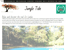 Tablet Screenshot of jungletide.com